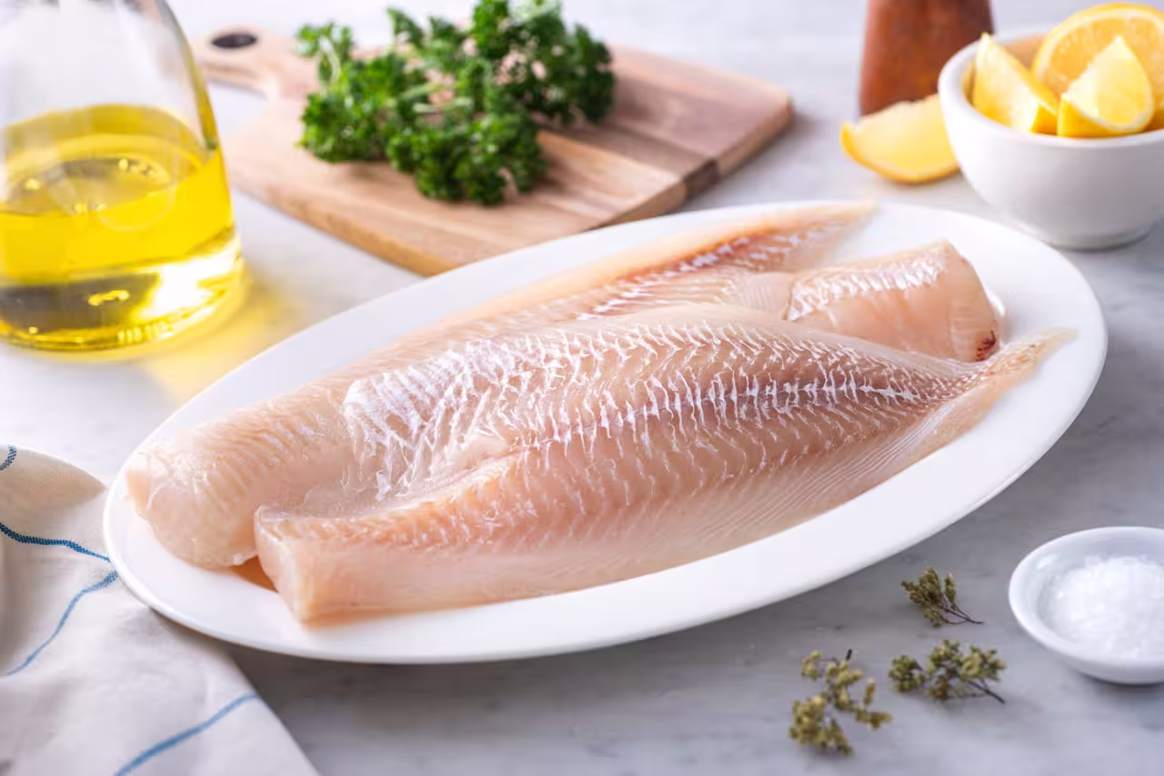 Fresh haddock fillets